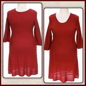 BB Dakota • Burgundy Sweater Dress